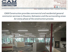 Tablet Screenshot of camconstruction.net